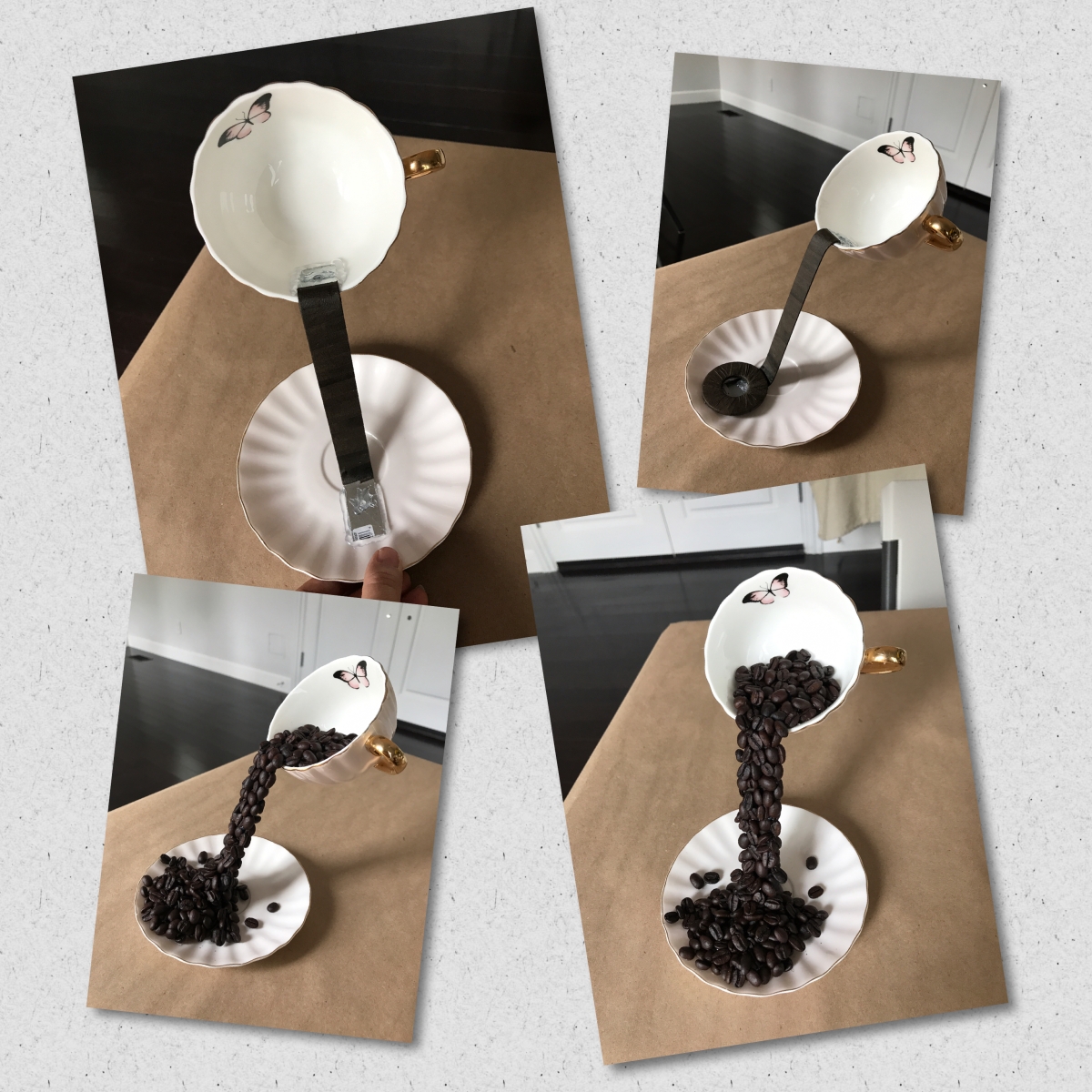 Constructing Coffee Floating Cup
